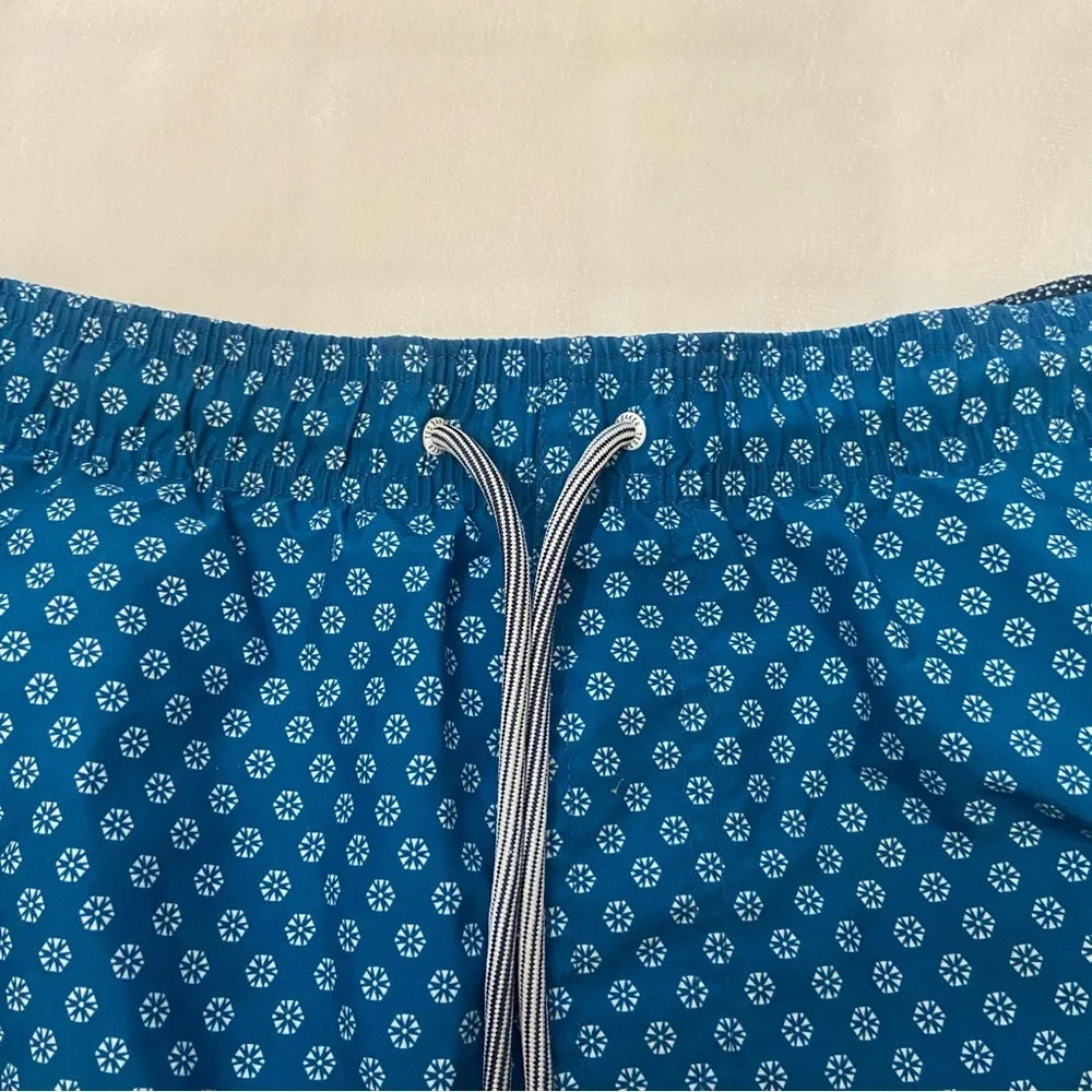 Ted Baker Teal Patterned Swim Trunks Shorts Size 3 - 2981
